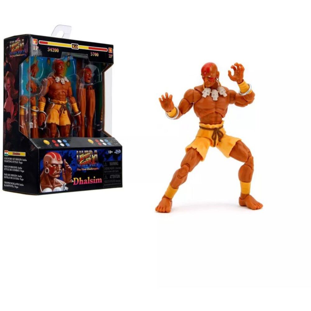 Jada Toys - Street Fighter II 6" Dhalsim Figure  COLLECTIBLES